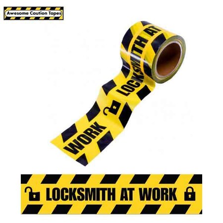 Llb LLB: Caution Tape - "Locksmith At Work" (ACT) LLB-ACT-02